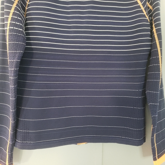 Annika by Cutter & Buck Stripe Moisture Wicking Drytec Technical Zip Sweater - Picture 10 of 12